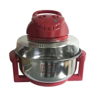 ราคา IMARFLEX หม้อฝาอบลมร้อน โถสแตนเลส ฝาแก้ว สีแดง ขนาด 12 ลิตร รุ่น IB-706/4