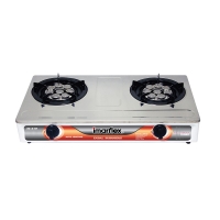 ราคา Imarflex เตาแก๊สสแตนเลส หัวคู่ หัวเทอร์โบ ประหยัดแก๊ส รุ่น IG-419