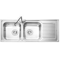 ราคา อ่างล้างจาน 2 หลุม 1 ที่พัก MEX รุ่น DLA202 (สเตนเลส สตีล) (362)