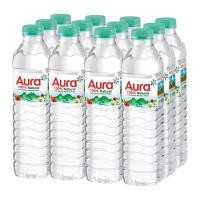 ราคา น้ำแร่ธรรมชาติ 500 มล. (แพ็ค 12 ขวด) ออร่า (0081740)