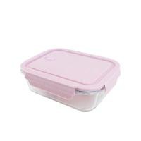 ราคา กล่องแก้วถนอมอาหาร (Borosilicate Glass) อาร์อาร์เอส สีชมพู 1,000 ml. (0097626)