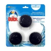 ราคา DUCK เป็ดก้อนทำความสะอาดโถสุขภัณฑ์สีฟ้า ขนาด 40 กรัม (แพ็ค 3 ก้อน) (0099122)
