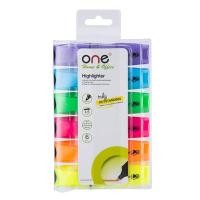 ราคา ONE ปากกาเน้นข้อความ รุ่น AH636 คละสี (แพ็ค 6 ด้าม) (1007708)