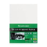 ราคา RENAISSANCE กระดาษวาดเขียน A4 5แผ่น ผิวเรียบ 200g. (1091700)