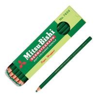 ราคา MITSUBISHI ดินสอเขียนกระจก รุ่น 7600 สีเขียว กล่อง 12 แท่ง (1140704)
