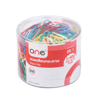 ราคา ลวดเสียบกระดาษ ONE 1001053 คละสี 28มม.(500ตัว) (2091524)