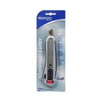 ราคา WESTCOTT มีดคัตเตอร์ด้ามอลูมิเนียม สีเทา/ดำ ขนาด 18 มม รุ่น 84025 (2092236)