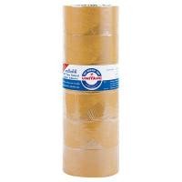 ราคา เทปโอพีพี 2 นิ้วx45 หลา (แพ็ค6ม้วน) สีชา ยูนิเทป (3000759)