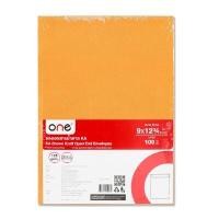 ราคา ซองเอกสารน้ำตาล KA 9x12 3/4นิ้ว125แกรม(แพ็ค100ซอง) ONE (5005755)