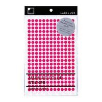 ราคา สติ๊กเกอร์กลมสะท้อนแสง 8 มม. ชมพู เลเบลลอน FLC-260 (5006766)