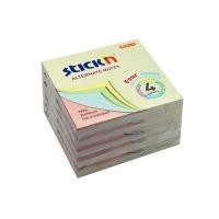 ราคา กระดาษโน้ต 3"x3" พาสเทลคละสี(แพ็ค5เล่ม) สติก เอ็น 21821 (5007112)