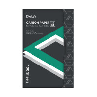 ราคา DELTA กระดาษคาร์บอน 21x33 ซม. สีดำ (100 แผ่น) (5007463)