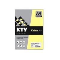 ราคา KTV กระดาษการ์ดสี K Colour รุ่น #16 160แกรม A4 (50แผ่น) สีเหลืองอ่อน (5097122)