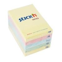 ราคา กระดาษโน้ตแบบมีกาวในตัว 3x2" สติก เอ็น คละสี (แพ็ค 5 เล่ม) (5203520)