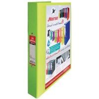 ราคา แฟ้ม 2 ห่วง A4 เขียวอ่อน ตราม้า H-337/C (6003430)