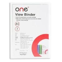 ราคา แฟ้มโชว์เอกสาร A5 ONE สีขาว (20 ซอง/เล่ม) (6003885)