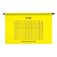 ราคา แฟ้มแขวนพลาสติก F4 เหลือง (10เล่ม/แพ็ค) ONE (6003917)