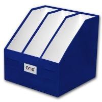 ราคา กล่องเอกสาร 3 ช่อง น้ำเงิน ONE (6003977)