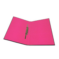 ราคา BUTTERFLY แฟ้มคลิปหนีบสัน 1 นิ้ว A4 สีดำชมพู (6093126)