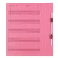 ราคา แฟ้มเจาะสันพับ A4 ลิ้นพลาสติก ชมพู ใบโพธิ์ 403 (6110125)