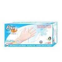 ราคา POLY-BRITE ถุงมือยางธรรมชาติไม่มีแป้ง size M (กล่อง100ชิ้น) (9006198)