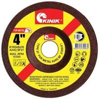 ราคา KINIK ใบเจียรเหล็ก A24QBF27 ขนาด4นิ้ว (ลัง200ใบ) (9093825)