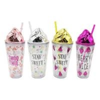 ราคา แก้วน้ำดื่ม A015033 ธิงค์คิน 5304492 คละสี 450 มล. (K090237)