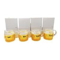 ราคา แก้วน้ำลายเบียร์ JM009137 ธิงค์คิน 5286222 คละสี (K090241)