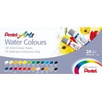 ราคา สีน้ำหลอดลามิเนต เพนเทล WFRS-24 24 สี บรรจุ 12 ชิ้น (Y005275)