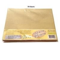 ราคา กระดาษสีน้ำตาล 185 แกรม A5 iboom IB1546 50 แผ่น (2 แพ็ค (Y005814)