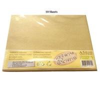 ราคา กระดาษสีน้ำตาล 185 แกรม A5 iboom IB1545 10 แผ่น (5 แพ็ค (Y005813)