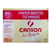 ราคา แพ็คกระดาษบริสตอล Canson 457101 250g 24x32cm. 200 457 1 (Y006657)