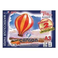 ราคา สมุด FINE FACE Canson 600823 210G หยาบ 2 หน้า 12 แผ่น A (Y006684)