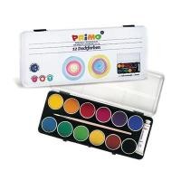 ราคา ชุดสีน้ำก้อน 12สี+สีขาว+อุปกรณ์ Primo 900133 #133A12MGM (Y006947)