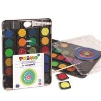 ราคา ชุดสีน้ำก้อน 24สี+อุปกรณ์ Primo 900139 #139A24NDM 6 ชิ้ (Y006950)