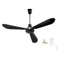 ราคา พัดลมเพดาน ลัคกี้มิตซู LM 48B-สวิทหมุน ลมแรง ดำ 48นิ้ว (Y008033)