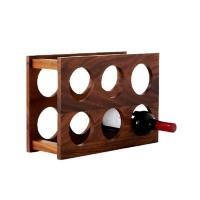 ราคา MYE ที่วางขวดไวน์ 6 ช่องทำจากไม้ (Y010098)