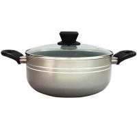 ราคา หม้ออลูมิเนียม 2 หู RRS สีเทา 24 ซม. (Y010403)