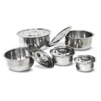 ราคา หม้อแขก 5 ใบ/ชุด (NEW) RRS ขนาด 15/16/18/20/23 (Y010415)