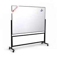ราคา กระดานไวท์บอร์ดแม่เหล็ก ขาตั้ง 2 หน้า Siam Board OFMS0052 กรอบดำ 120x240 ซม. (Y010524)