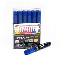 ราคา ปากกาไวท์บอร์ด เท็กซ์ 713 OFMS0069 สีน้ำเงิน (12แท่ง (Y010541)