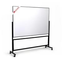 ราคา กระดานไวท์บอร์ด ขาตั้ง 2 หน้า Siam Board OFMS0044 กรอบดำ 120x240 ซม. (Y010516)