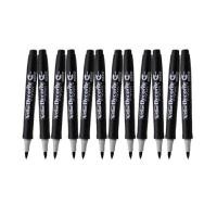 ราคา ปากกา Decorite Artline Decorite Brush หัวพู่กัน สีดำ (Y014220)