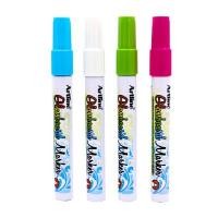 ราคา ARTLINE ปากกาเขียนกระจก ชุด 4 ด้าม สีฟ้า,ขาว,เขียวอ่อน,ชมพู สีสะท้อนแสง สีเข้มแต่ลบง่าย (Y014244)
