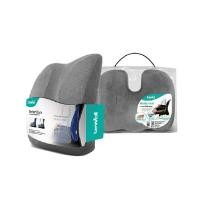 ราคา Bewell เบาะรองหลัง ทรงสูง + เบาะรองนั่ง เมมโมรี่โฟมแท้ (Y014779)