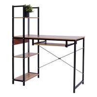 ราคา Ctrend โต๊ะทำงานไม้ ขาเหล็กกล้าพ่นสีกันสนิม พร้อมชั้นวา (Y014874)