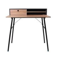 ราคา Ctrend โต๊ะทำงานไม้/โต๊ะคอมพิวเตอร์ สไตล์มินิมอลโครงเหล (Y014886)