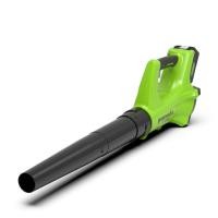 ราคา GREENWORKS เครื่องเป่าลมขนาด 24 V รวมแท่นชาร์ตและแบตเตอ (Y016037)