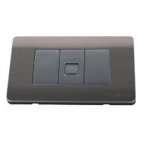 ราคา ชุดเต้ารับคอมพิวเตอร์ (CAT5) LUZINA รุ่น Brush A85-E02 (Y020881)