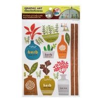 ราคา สติ๊กเกอร์ตกแต่ง CDC Vase CHIC DECOR รุ่น GDT- 934 ขนาด (Y029446)
